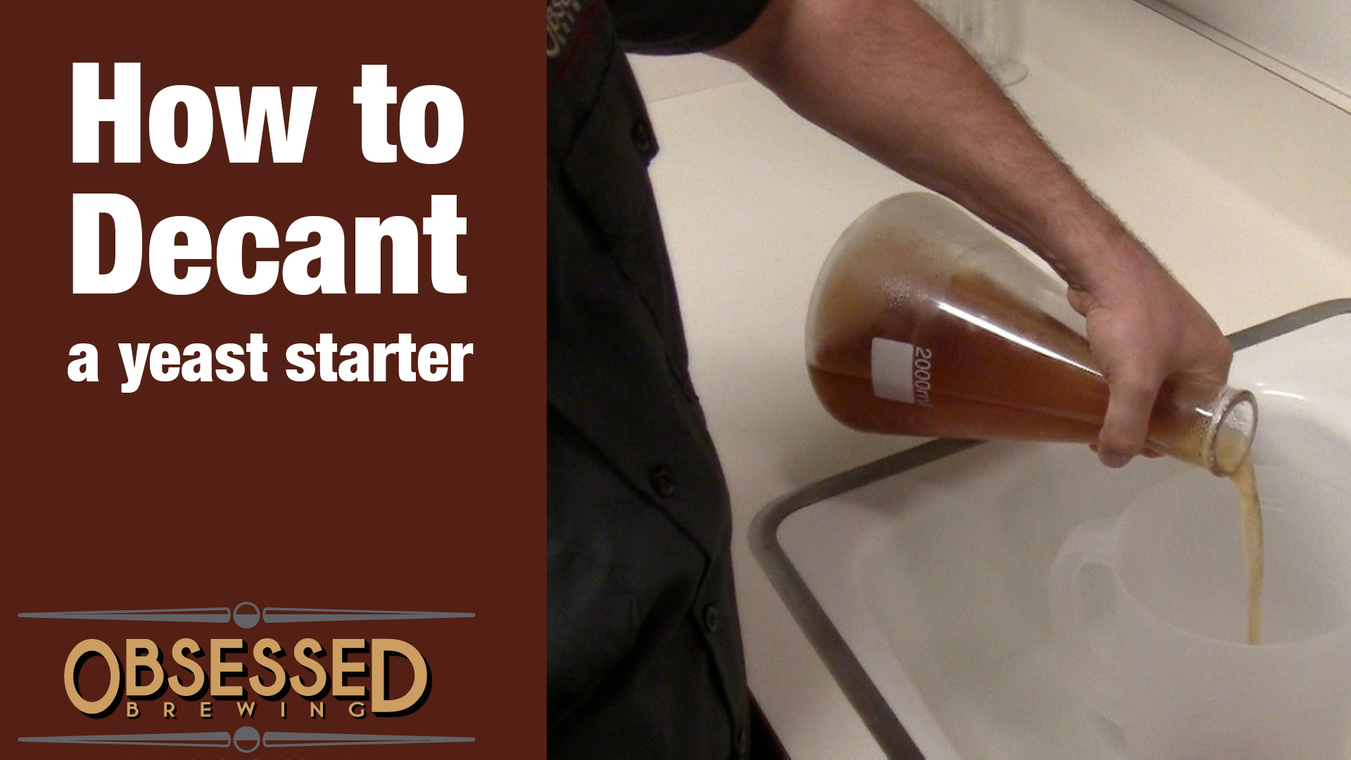 How to Decant a Yeast Starter